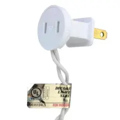 J. Hofert Co Heavy-Duty Commercial Grade Mini Icicle Christmas Lights - Clear - 18' White Wire - 300ct