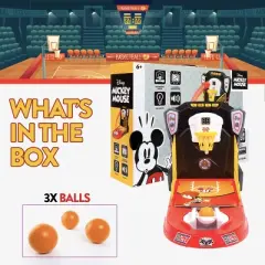 World Tech Toys Mickey Mouse Electric Tabletop Basketball Set