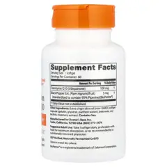 Doctor's Best High Absorption CoQ10, 60 Softgels