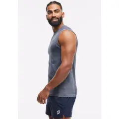 Peloton Men's Seamless Muscle Tank, Deep Navy