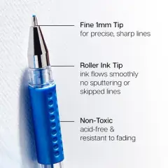 KINGART Gel Pens 20 Metallic Colors