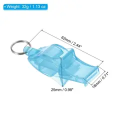 Unique Bargains ABS Outdoor Referee Official Coach Whistle with Lanyard and Mouth Grip