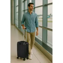 World Traveler Dejuno Cornwall 20-Inch Carry-On Lightweight Hardside Spinner Luggage