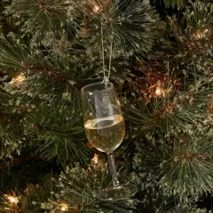 White Wine Glass Christmas Tree Ornament - Wondershop&trade;