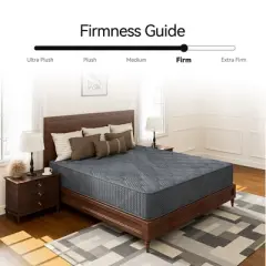 Swedrea Hybrid Mattress Medium Cooling Memory Foam Bed-in-a-Box White