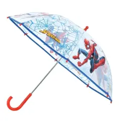 Textiel Trade Marvel Kid's Spiderman Transparent Stick Umbrella