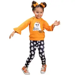 Girls Boo-tiful Hoodie Sweater & Legging Set - Mia Belle Girls