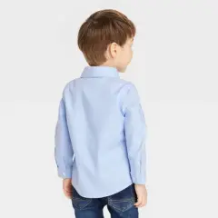 Toddler Boys' Long Sleeve Oxford Button-Down Shirt - Cat & Jack&trade;