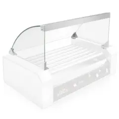 Olde Midway Glass Replacement Cover ONLY for PRO18 Hot Dog 7 Roller Grill Cooker Machine