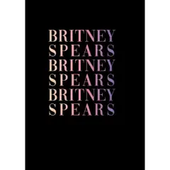 Junior's Britney Spears Name Stack T-Shirt