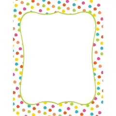 Great Papers Circus Dots Letterhead 80/Pack 2012410