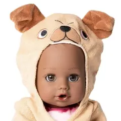 Adora Bath Toy Baby Doll in Baby Puggy Themed Bathrobe - 13 inch Water Toy with QuickDri Body