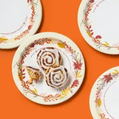 Fall Disposable Plates - 44ct - 8.5" - up & up&trade;