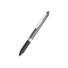 Pentel Oh! Gel Retractable Roller Pen .7mm Black Barrel/Ink Dozen K497A