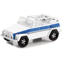 1974 Volkswagen Thing (Type 181) White w/Blue Stripes "Pawn Stars" (2009-Current) TV Series 1/64 Diecast Model Car by Greenlight