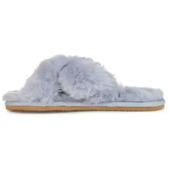 Journee Collection Womens Winkk Comfort Insole Slip On Slide Open Toe Slippers