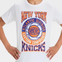 Boys' NBA New York Knicks Short Sleeve Graphic T-Shirt - White