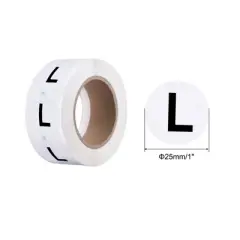 Unique Bargains Self-Adhesive Kids Clothing Size Sticker Labels 2 Rolls 1000 Pcs