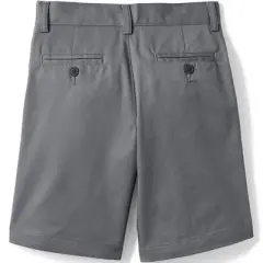 Lands' End School Uniform Boys Plain Front Blend Chino Shorts
