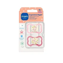MAM 2pk Supreme Pacifier 16+ Months - Girl
