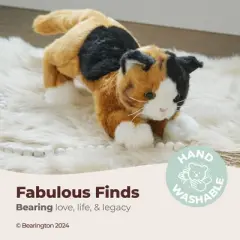 Bearington Bearington Collection Callie Plush Stuffed Animal Calico Cat with Ultra-Soft Faux-Fur, 15", For Ages 3-14