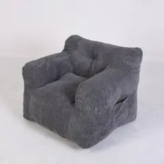 NicBex Tufted Bean Bag Sofa Chair Soft Stuffed Filling for Living Room or Bedroom Accent,Family Room or Kids' Space