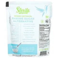 Stevita Naturals Baking Sugar Alternative, Organic Erythritol, 12 oz (341 g)