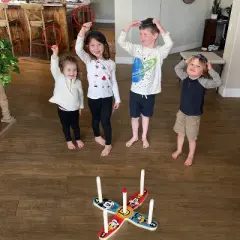 GoSports Kids' Disney Mickey and Friends Ring Toss Game - 5pc