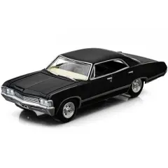 1967 Chevrolet Impala Sport Sedan Tuxedo Black "Hobby Exclusive" 1/64 Diecast Model Car by Greenlight