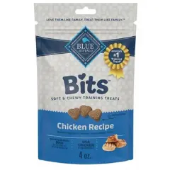 Blue Buffalo Bits Soft Dog Treats Variety Pack, 4oz each (Beef and Chicken)