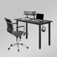 Computer Desk with Stand Black -Techni Mobili
