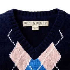 Hope & Henry Boys' V-Neck Sweater Vest, Infant