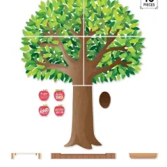 Creative Teaching Press&reg; Apple Time Jumbo Tree Bulletin Board Set, 10 Pieces