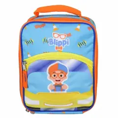 Blippi Kids Lunch Box Joy Ride School Insulated Lunch Bag Tote Blue