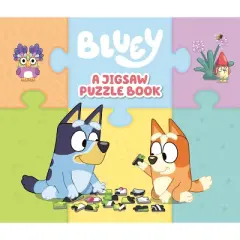 Bluey: A Jigsaw Puzzle Book - by  Penguin Young Readers Licenses (Board Book)