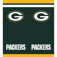 3ct Green Bay Packers Football Reusable Tablecloth: NFL Plastic Disposable Tableware, Super Bowl Logo, 54"x102", 3 Pack
