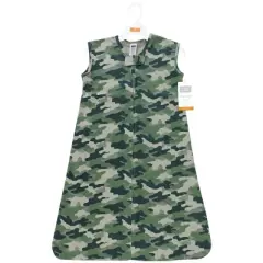 Hudson Baby Cotton Sleeveless Wearable Sleeping Bag, Sack, Blanket, Camo