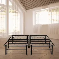 Eco-Lux Metal Platform Base Bed Frame Black - Eco Dream