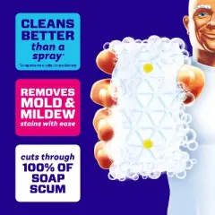 Mr. Clean Lemon Magic Eraser 2-in-1 Built-In Cleaner Bath - 5ct