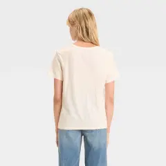 Women's Wildflower Short Sleeve Graphic T-Shirt - Ivory