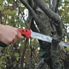 FELCO 611, 13in. Impulse Hardened Straight Fixed Blade Pull-Stroke Saw, Sheath Included