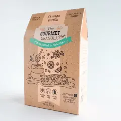 The Gourmet Granola Orange Vanilla Granola Bars - Pack of 6