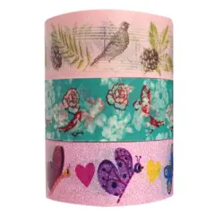 Wrapables Nature's Dance Washi Masking Tape (Set of 3)