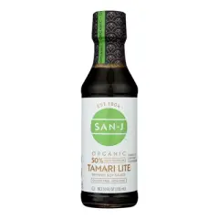 San-J San-J Tamari Soy Sauce Lite Less - Case of 6/10 fz