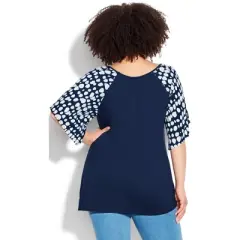 Women's Plus Size Gemma Tie Front Top  - Sierra Spot | EVANS