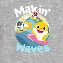 Toddler's Baby Shark Makin' Waves T-Shirt