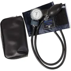 MABIS Aneroid Sphygmomanometer, Pediatric Cuff Size 7.2" to 11.3", Professional Manual Blood Pressuer Cuff with Zipper Case, Caliber Series, Child