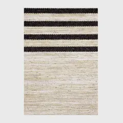 9' x 12' Multi-Tier Bars Outdoor Rug Gray/Cream - Project 62&trade;