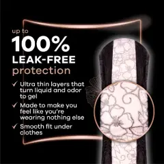 Always Discreet Boutique Incontinence and Postpartum Incontinence Pads - Moderate Absorbency - Regular Length - 48ct