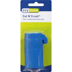 Ezy Dose Cut N Crush Pill Cutter/Crusher 1 ea